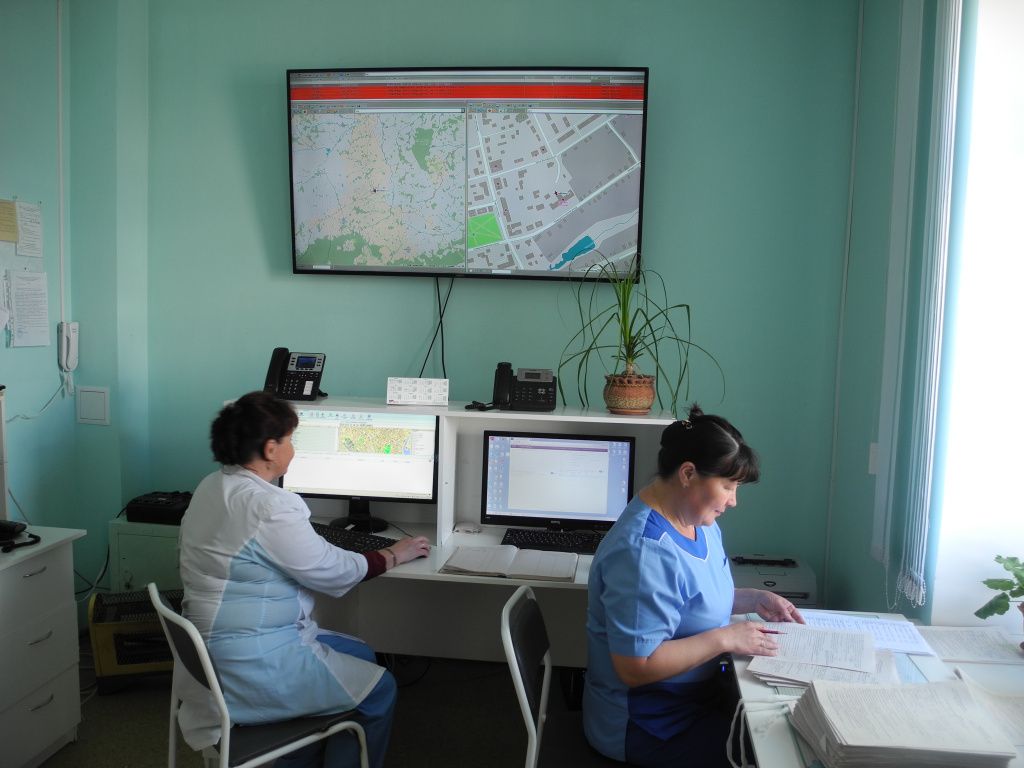 Единый на 4 района диспетчерский центр.