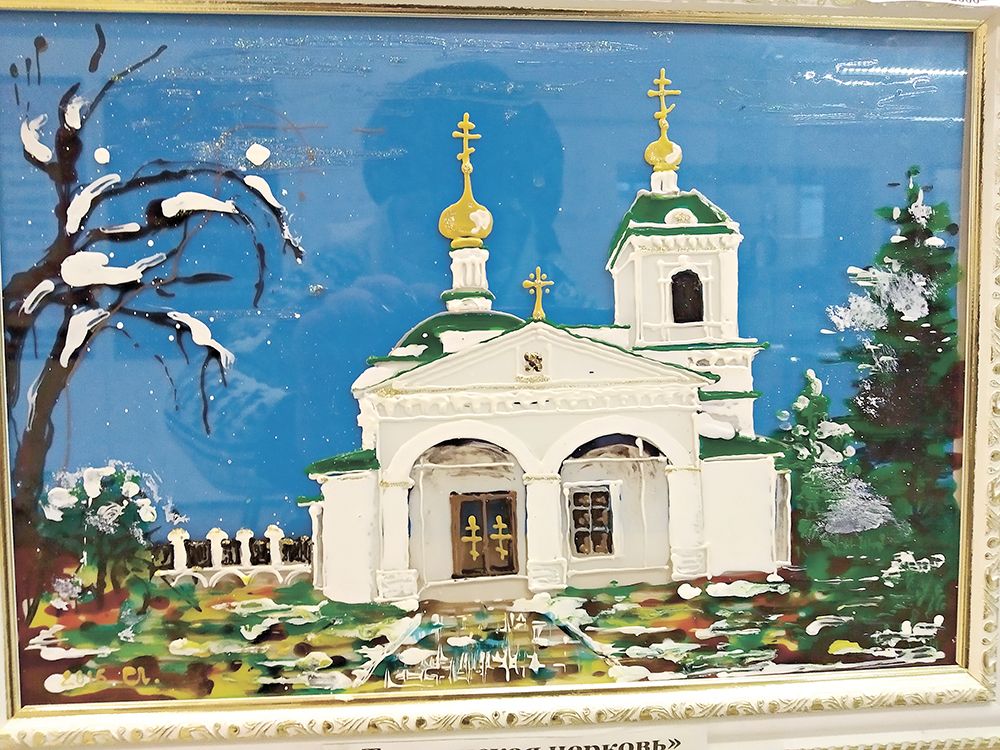 Витражная роспись художницы Светланы Гудковой