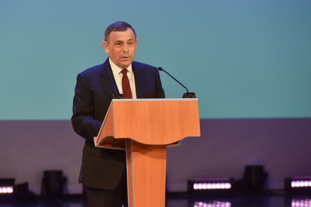 Глава РМЭ Александр Евстифеев поздравил собравшихся с праздником. Фото предоставлено Организационно-аналитическим управлением Главы РМЭ.jpg