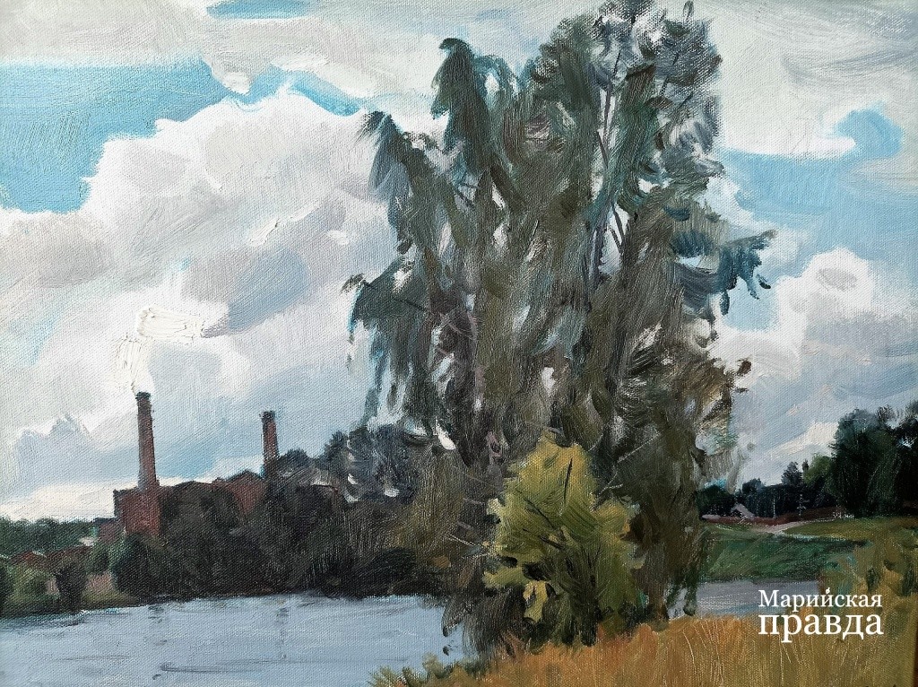 Природа Ленинградской области - очередной источник вдохновения живописца. Фото Марины Оленевой.jpg